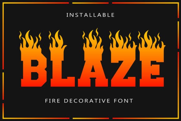 Blaze: The Slab Serif Font That Brings the Fire