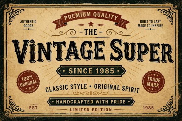 Bring Classic Charm to Modern Projects with Vintage Super