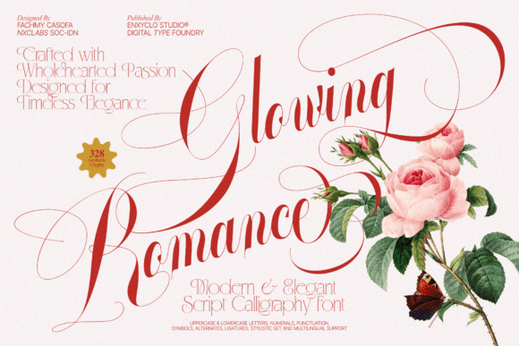 Glowing Romance: A Modern Script for Luxury Brands