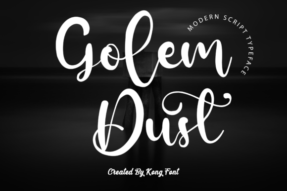 Golem Dust: A Playful Handwritten Font for Modern Projects