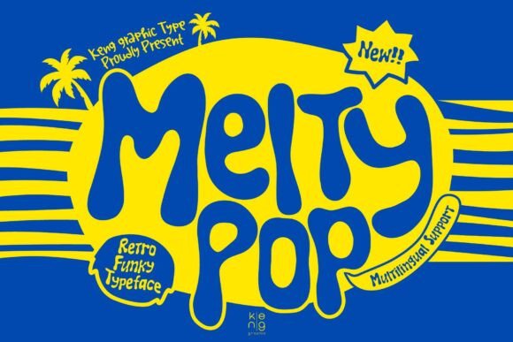 Melty Pop: Capture the Groovy Spirit of the 70s in Your Designs