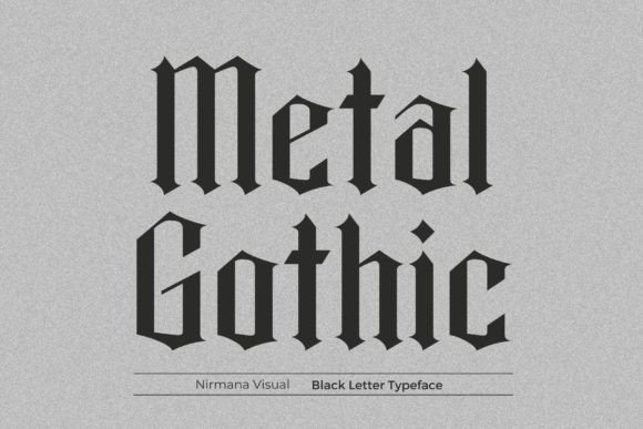 Metal Gothic: Bold Blackletter for Modern Branding