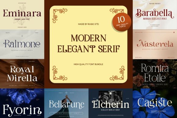 Modern Elegant Serif: The Typeface for Timeless Sophistication