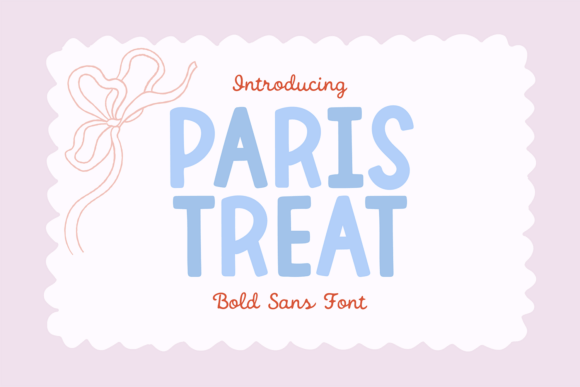 Paris Treat: A Chunky Bold Font That Commands Attention