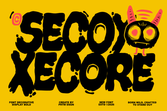 Secoy Xecore: The Typeface That Breaks the Rules with Style