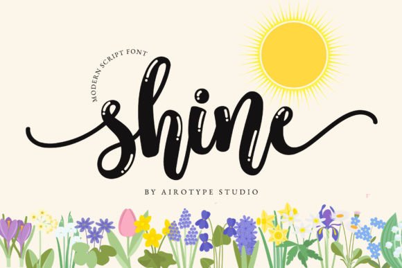 Shine: The Bouncy Script Font That Brings Modern Elegance