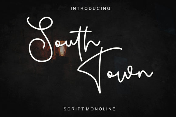 South Town: A Simple and Flowing Handwritten Font