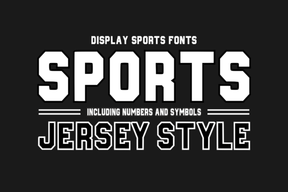 Sportsjerseystyle Regular: The Typeface That Commands Attention