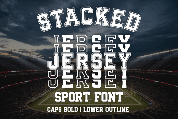 Stacked Jersey: The Typeface for Bold Athletic Branding