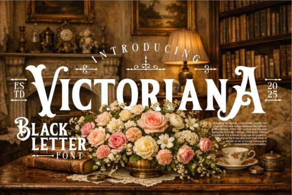 Victoriana: Crafting Grandeur with a Premium Serif Font