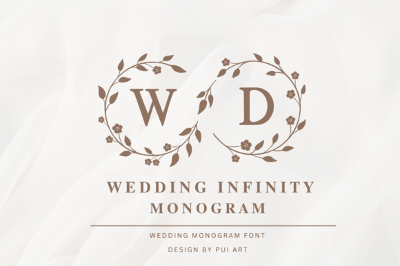 Wedding Infinity Monogram: A Font That Tells Your Story
